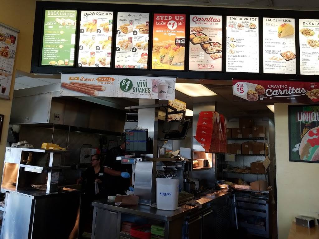 Del Taco | meal takeaway | 1818 Durfee Ave, South El Monte, CA 91733, USA | 6264422447 OR +1 626-442-2447