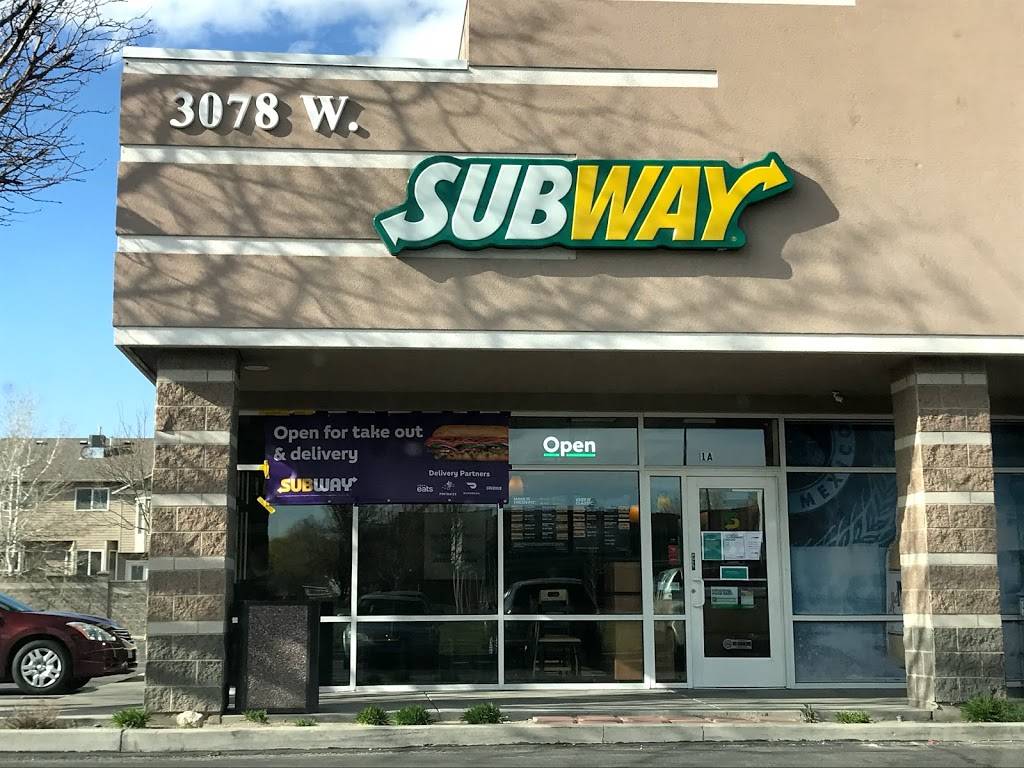 Subway | meal takeaway | 3078 W 7800 S Unit 1A, West Jordan, UT 84088, USA | 8015661406 OR +1 801-566-1406