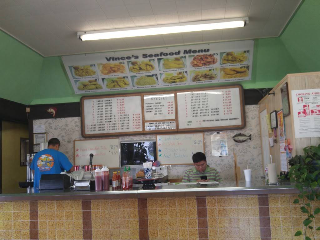 Vinces Seafood | restaurant | 5044 Gulfway Dr, Port Arthur, TX 77642, USA | 4099857731 OR +1 409-985-7731