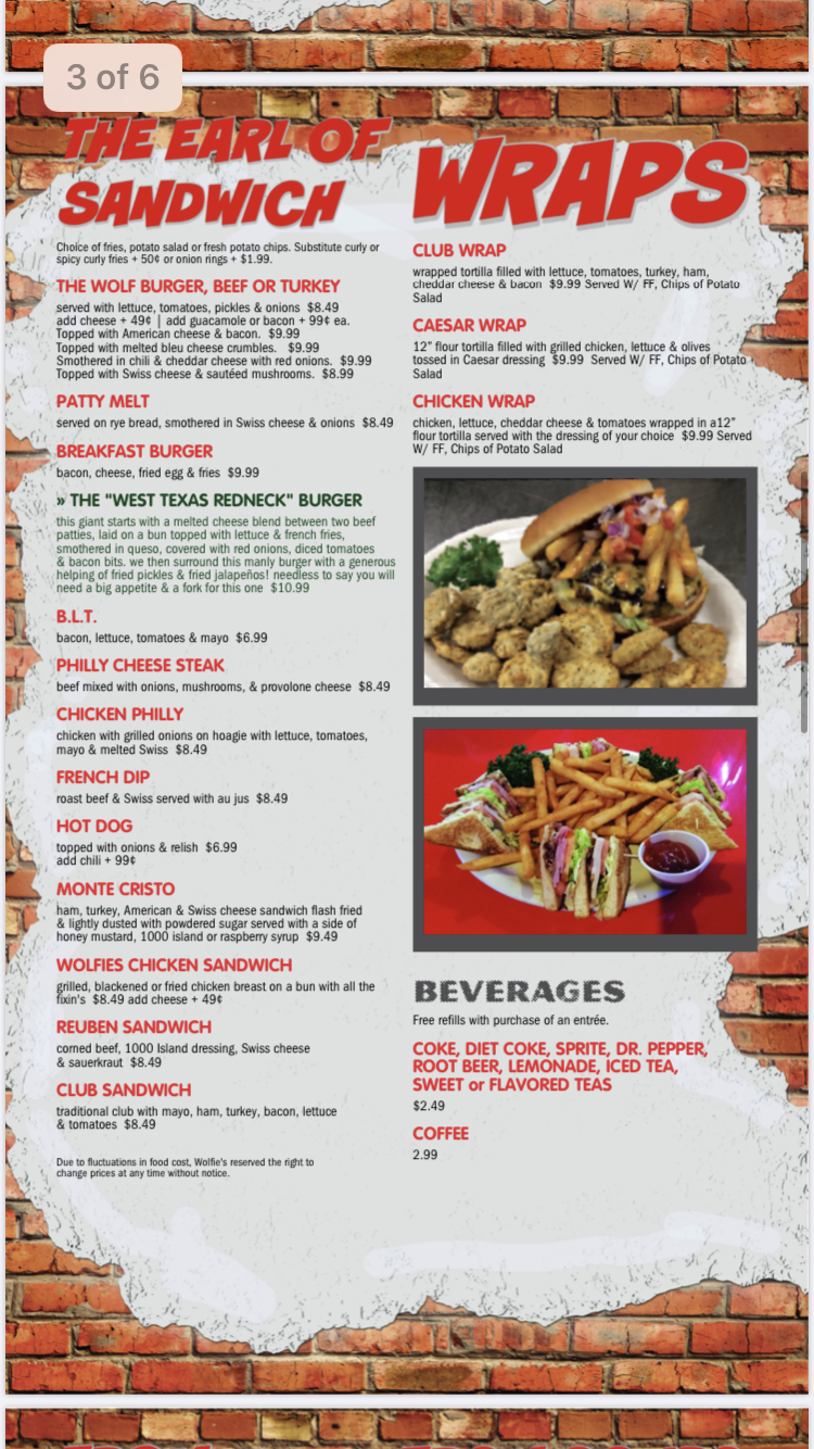 Wolfies Restaurants & Sports Bars | restaurant | 2329 Hwy 6, Sugar Land, TX 77478, USA | 2819800009 OR +1 281-980-0009