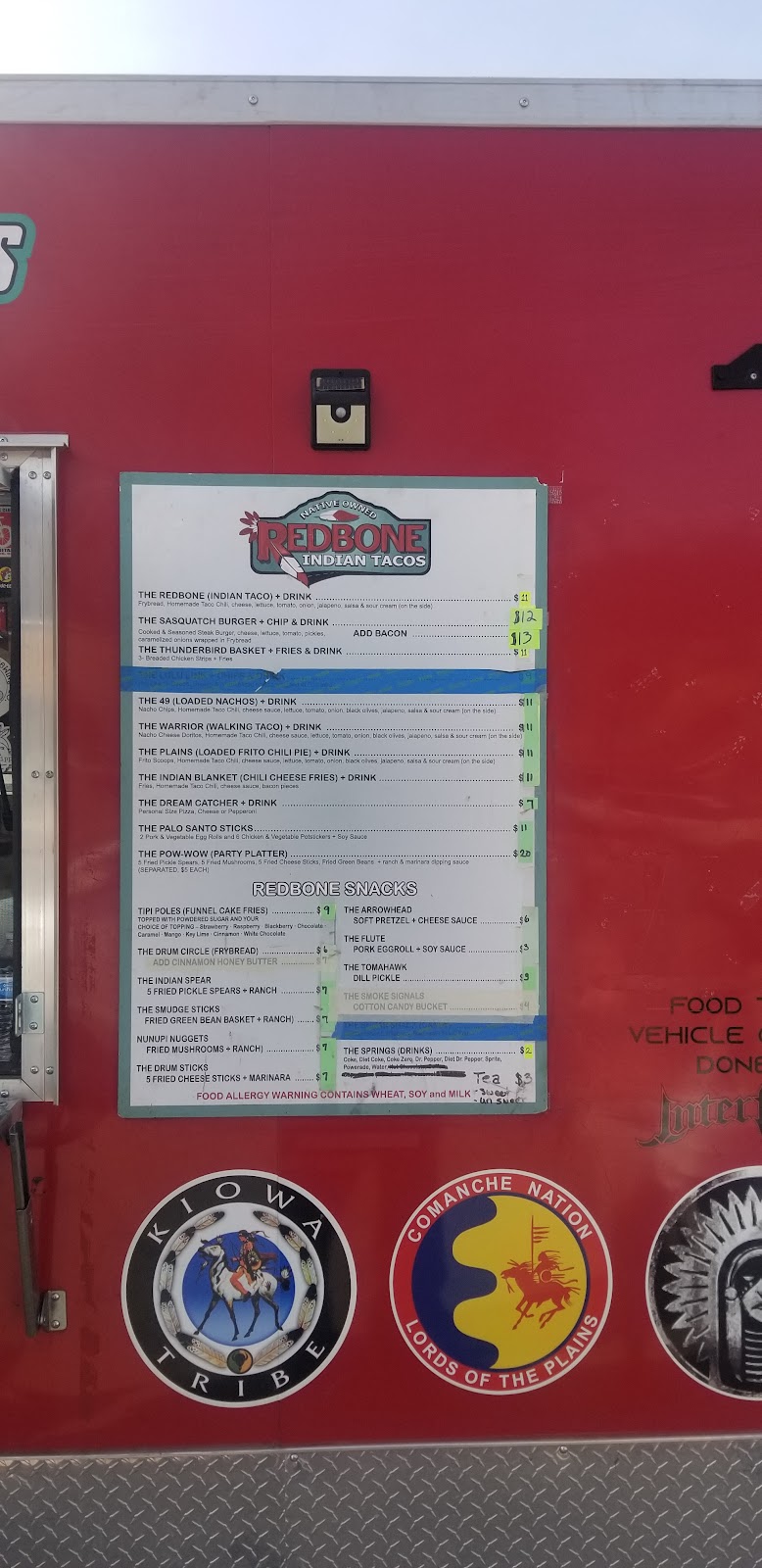 Redbone Indian Tacos | restaurant | Medicine Park, OK 73557, USA | 5806788650 OR +1 580-678-8650