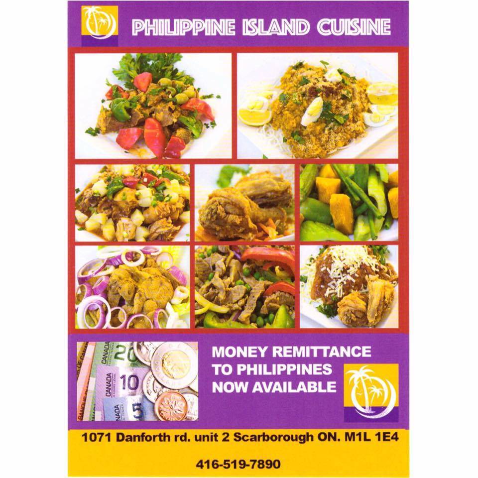 Philippine Island Cuisine | restaurant | 1E4, 1071 Danforth Rd, Scarborough, ON M1J 2C7, Canada | 4165197890 OR +1 416-519-7890