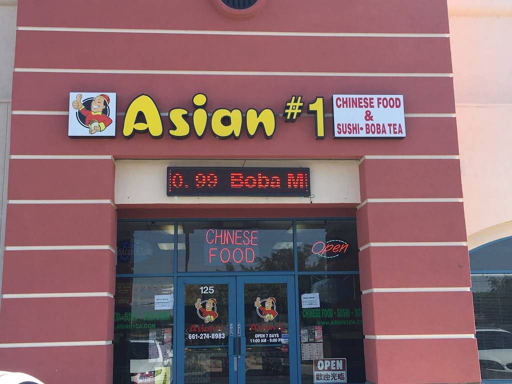 Asian # 1 | restaurant | 38745 Tierra Subida Ave #125, Palmdale, CA 93551, USA | 6612748983 OR +1 661-274-8983