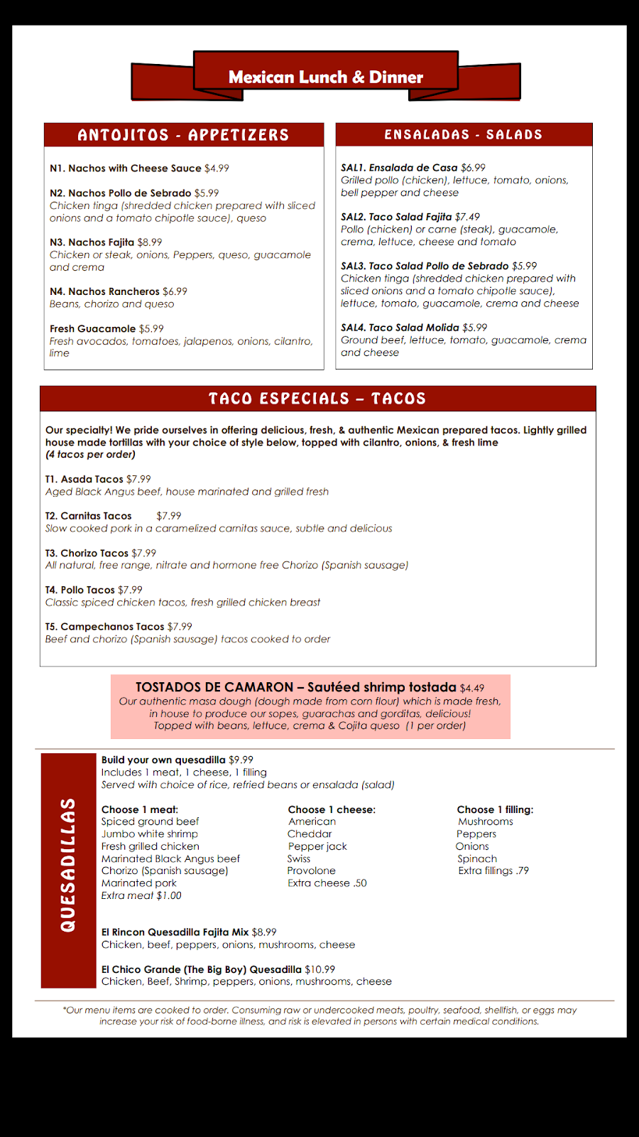 El Rincon Mexican & American Restaurant | restaurant | 870 Main St, Blowing Rock, NC 28605, USA | 8284149784 OR +1 828-414-9784