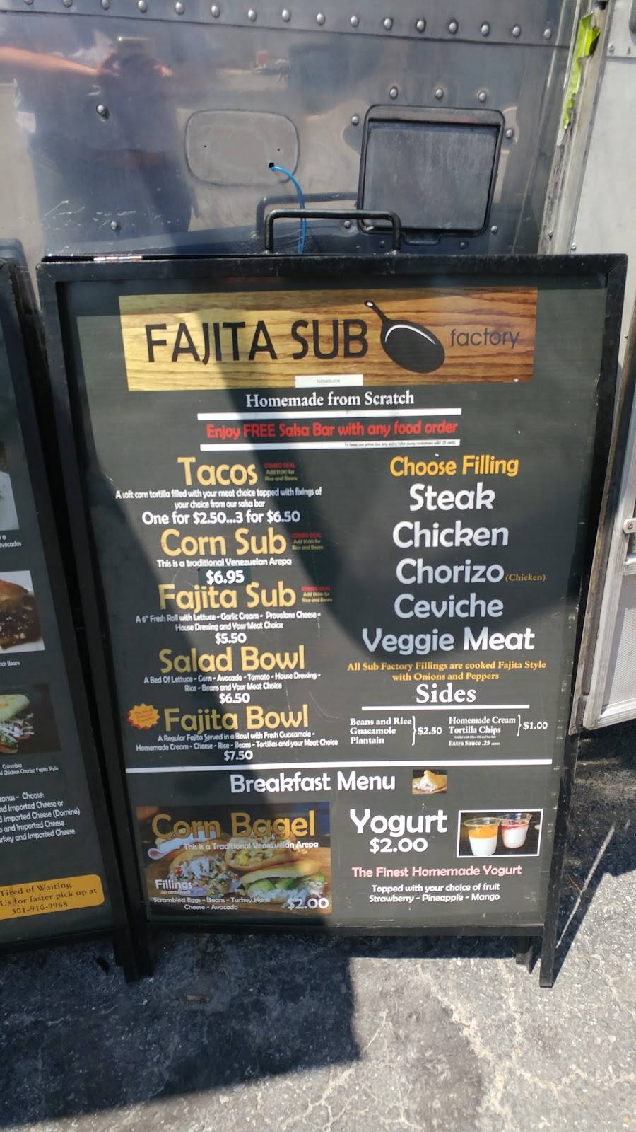 Fajita Sub Factory | restaurant | 8600 Georgia Ave, Silver Spring, MD 20910, USA | 3019109968 OR +1 301-910-9968