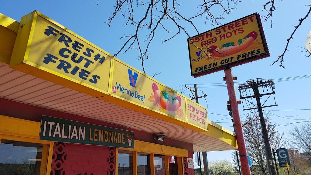 35th Street Red Hots | restaurant | 500 W 35th St, Chicago, IL 60616, USA | 7736249866 OR +1 773-624-9866