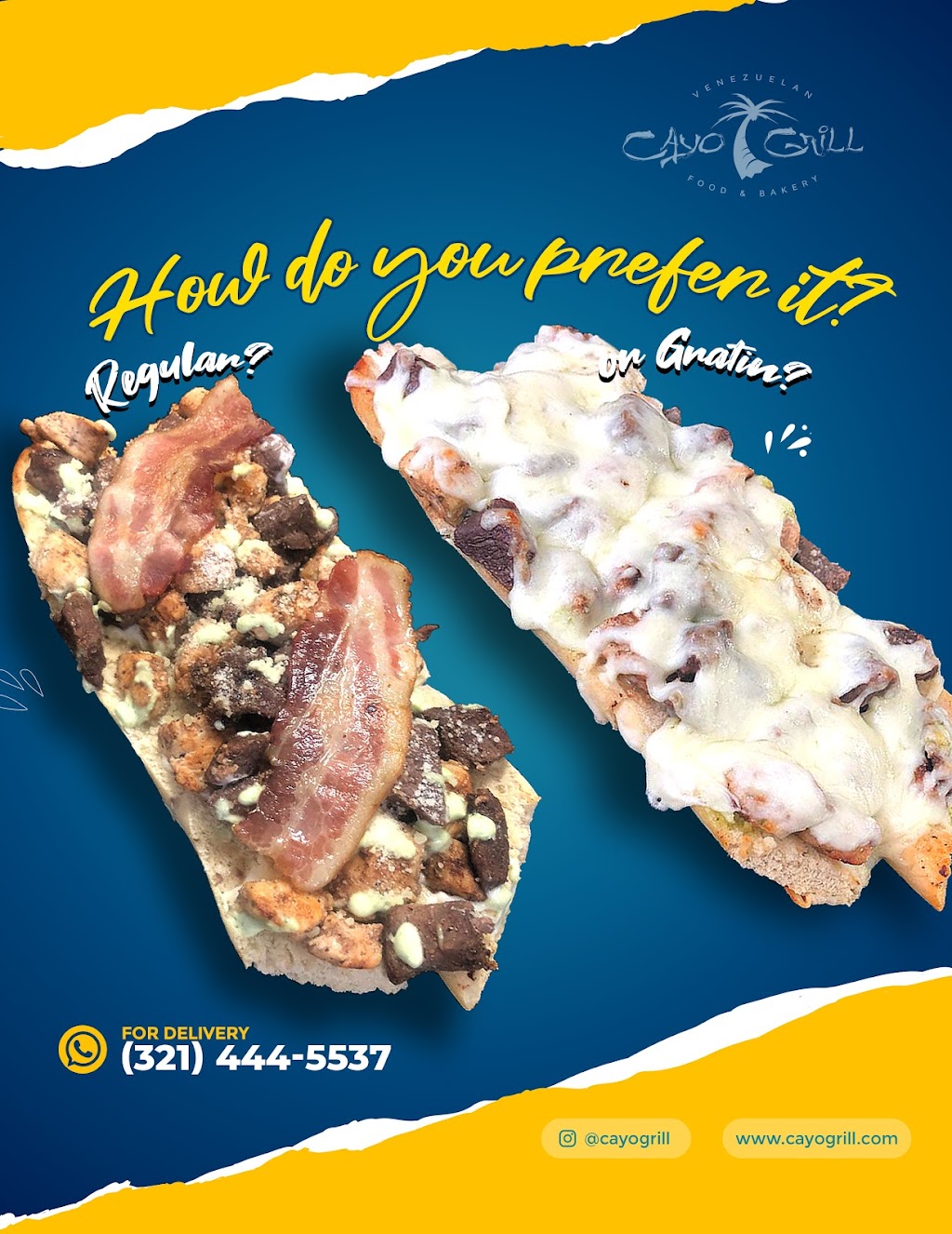 Cayo Grill, LLC | restaurant | 3611 W Bearss Ave, Tampa, FL 33618, USA | 3214445537 OR +1 321-444-5537