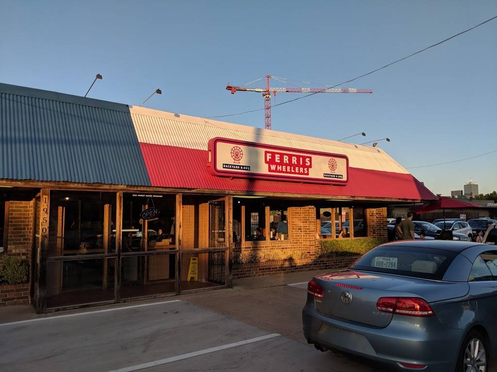 Ferris Wheelers Backyard and BBQ | restaurant | 1950 Market Center Blvd, Dallas, TX 75207, USA | 2147414141 OR +1 214-741-4141