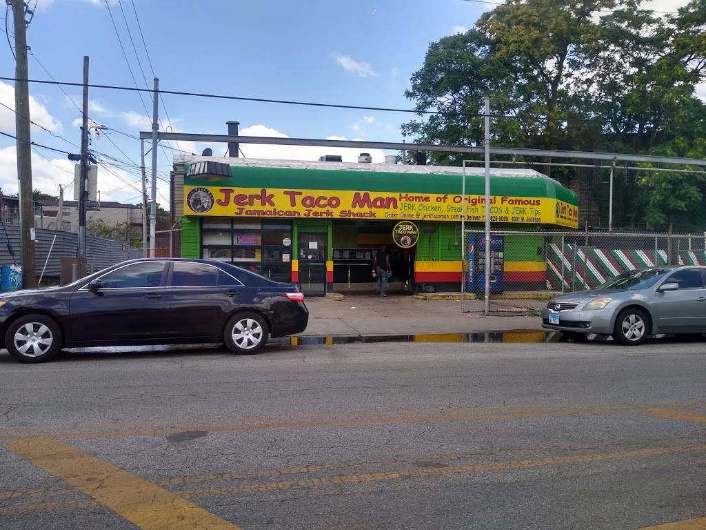 Jerk Taco Man | restaurant | 4001 W Jackson Blvd, Chicago, IL 60624, USA | 3127098281 OR +1 312-709-8281
