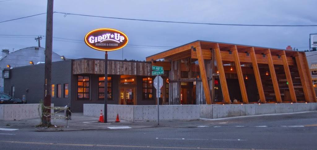 Giddy Up Burgers | restaurant | 4600 Leary Way NW, Seattle, WA 98107, USA | 2067822798 OR +1 206-782-2798
