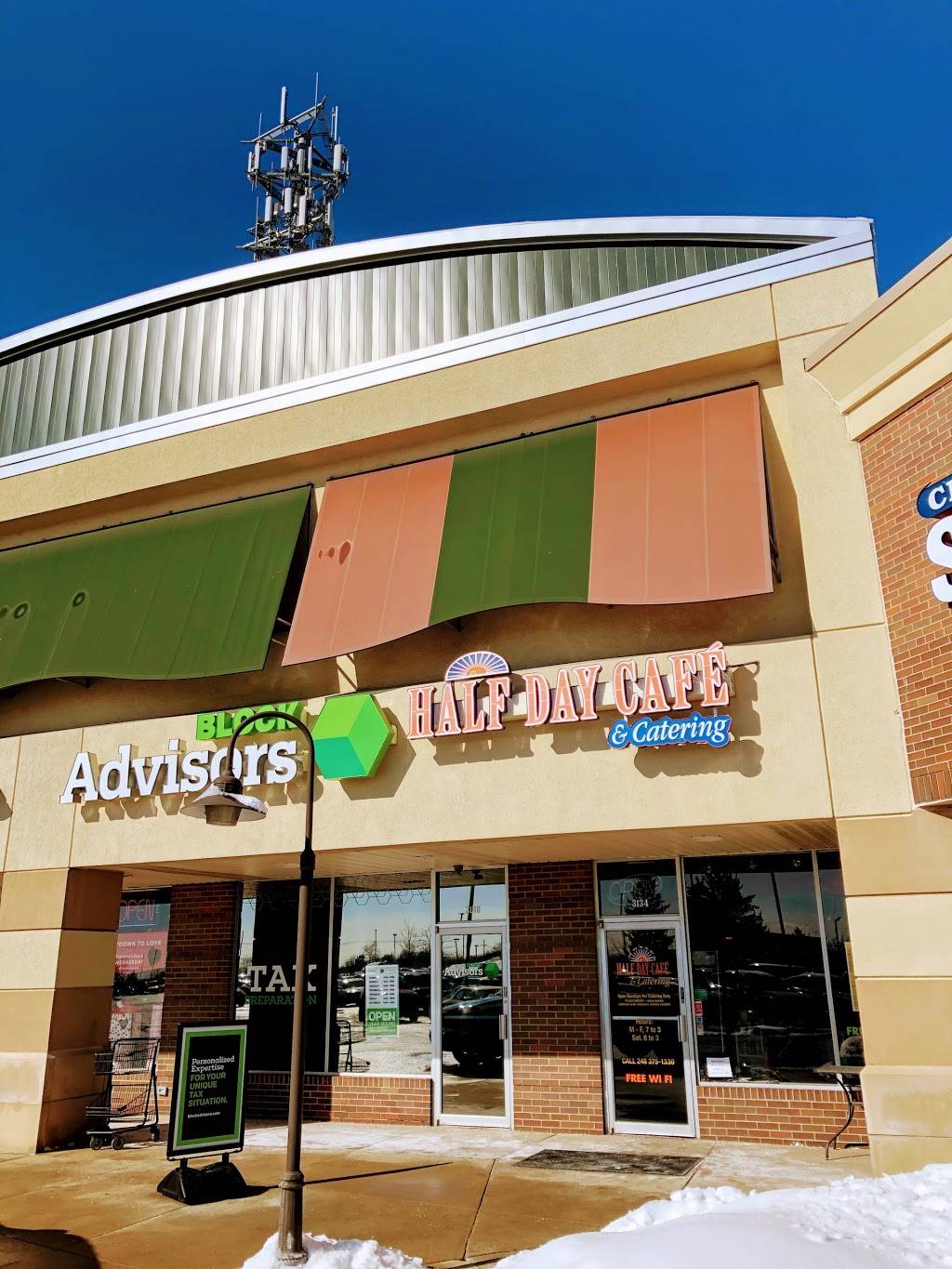 Half Day Cafe | cafe | 3134 Walton Blvd, Rochester Hills, MI 48309, USA | 2483751330 OR +1 248-375-1330