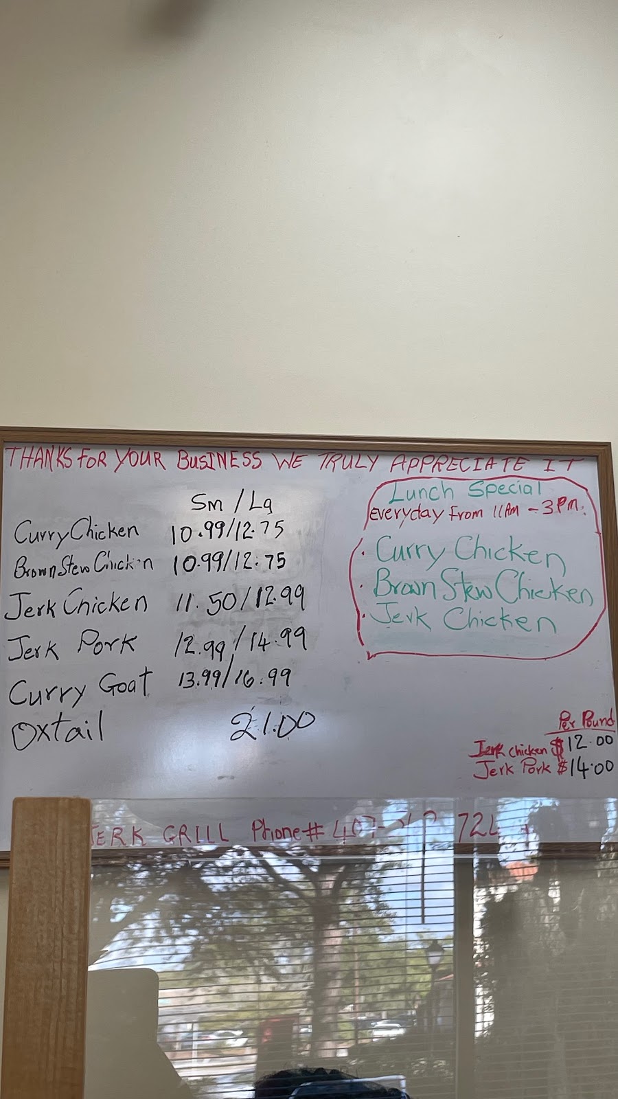 The Jerk Grill | restaurant | 150 Alafaya Woods Blvd # 102, Oviedo, FL 32765, USA | 4075427244 OR +1 407-542-7244