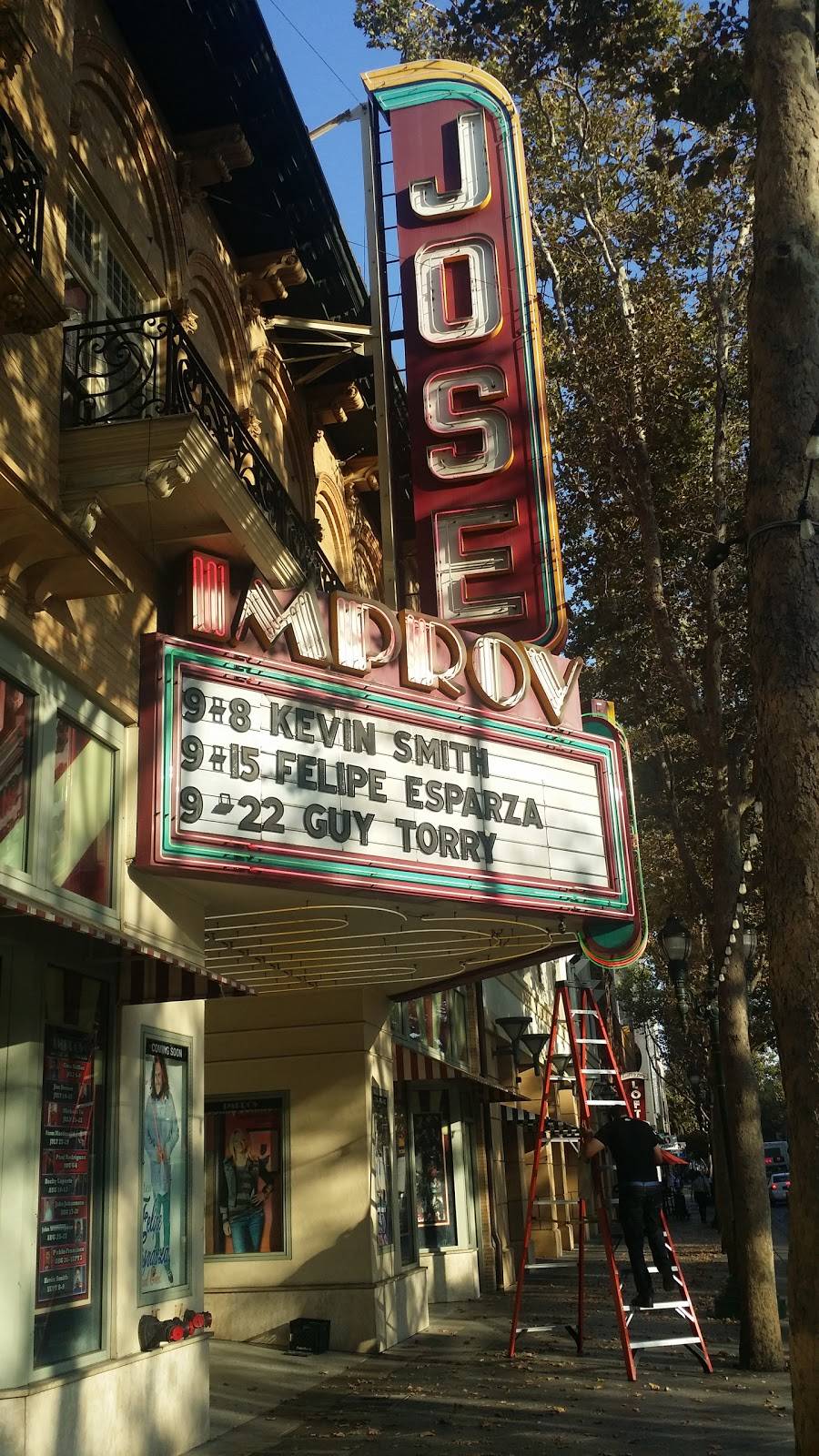 San Jose Improv Comedy Club | restaurant | 62 S 2nd St, San Jose, CA 95113, USA | 4082807475 OR +1 408-280-7475