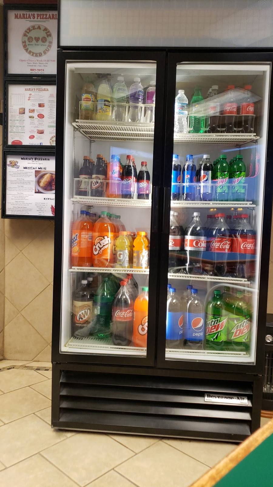 Marias Pizzaria | restaurant | 500 S State St, Sparta, MI 49345, USA | 6168877071 OR +1 616-887-7071