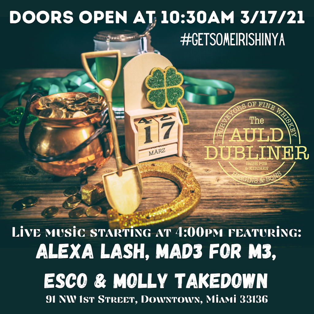 The Auld Dubliner Irish Pub & Kitchen | restaurant | 91 NW 1st St, Miami, FL 33128, USA | 7863532339 OR +1 786-353-2339