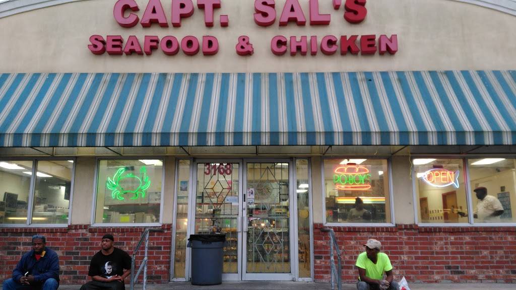 Capt. Sals Seafood & Chicken | restaurant | 3168 St Claude Ave, New Orleans, LA 70117, USA | 5049489990 OR +1 504-948-9990