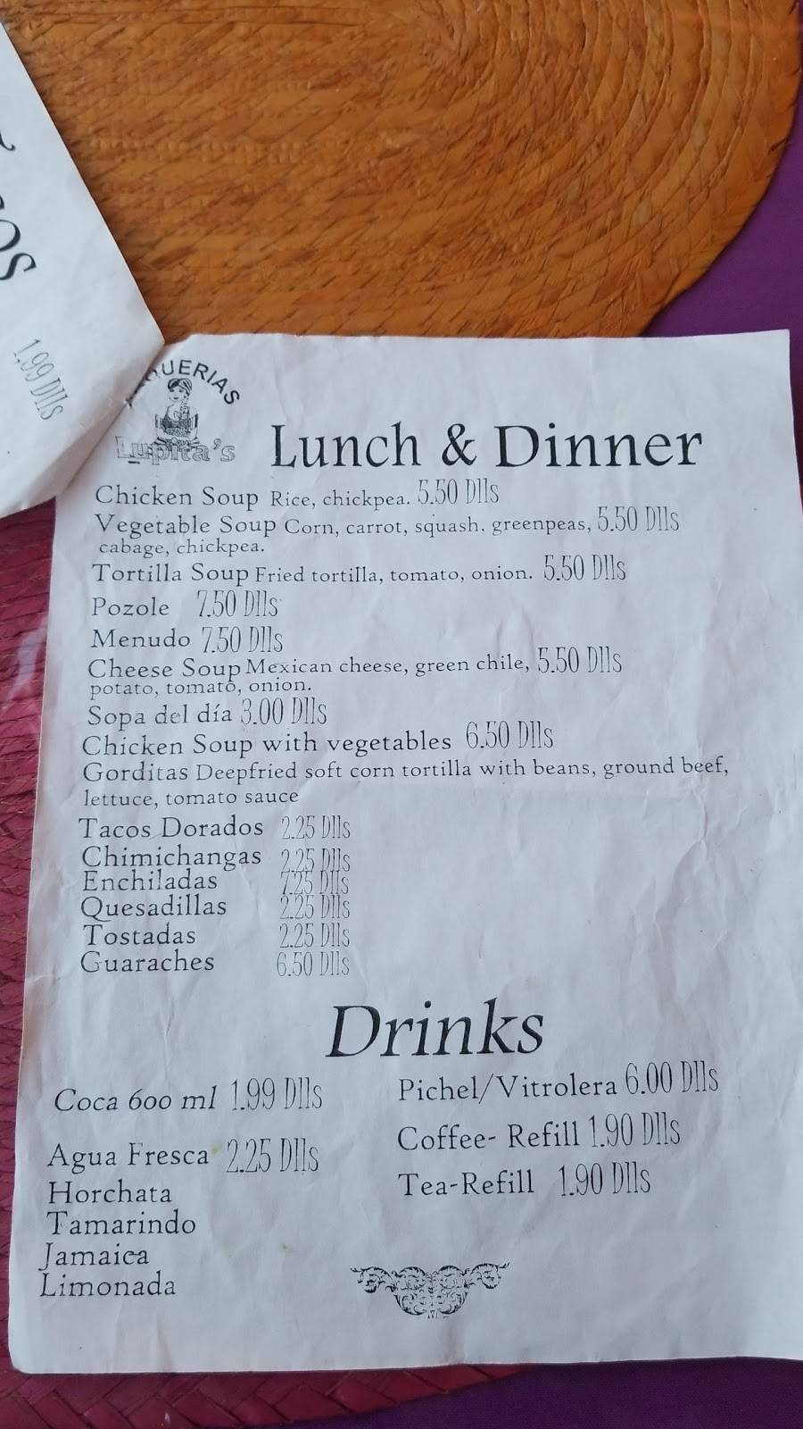 La Taqueria Lupitas | restaurant | 1187 Circulo Mercado, Rio Rico, AZ 85648, USA | 5209806548 OR +1 520-980-6548