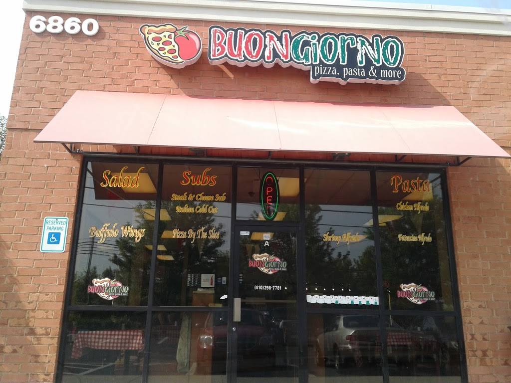 Buongiorno Restaurant | restaurant | 6860 Dogwood Rd # A, Windsor Mill, MD 21244, USA | 4102987781 OR +1 410-298-7781