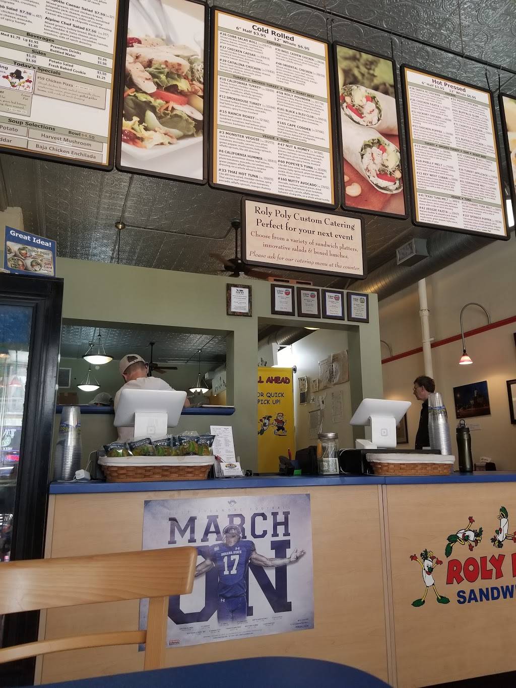 Roly Poly Terre Haute | restaurant | 424 Wabash Ave, Terre Haute, IN 47807, USA | 8124787659 OR +1 812-478-7659
