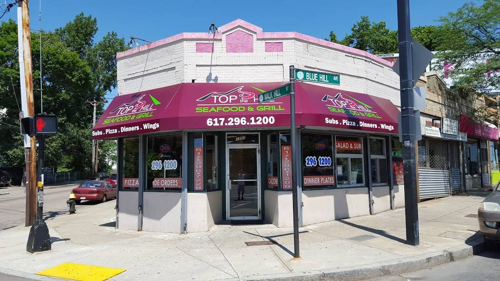 Top of the Hill Seafood & Subs | restaurant | 1357 Blue Hill Avenue, Mattapan, MA 02126, USA | 6172961200 OR +1 617-296-1200