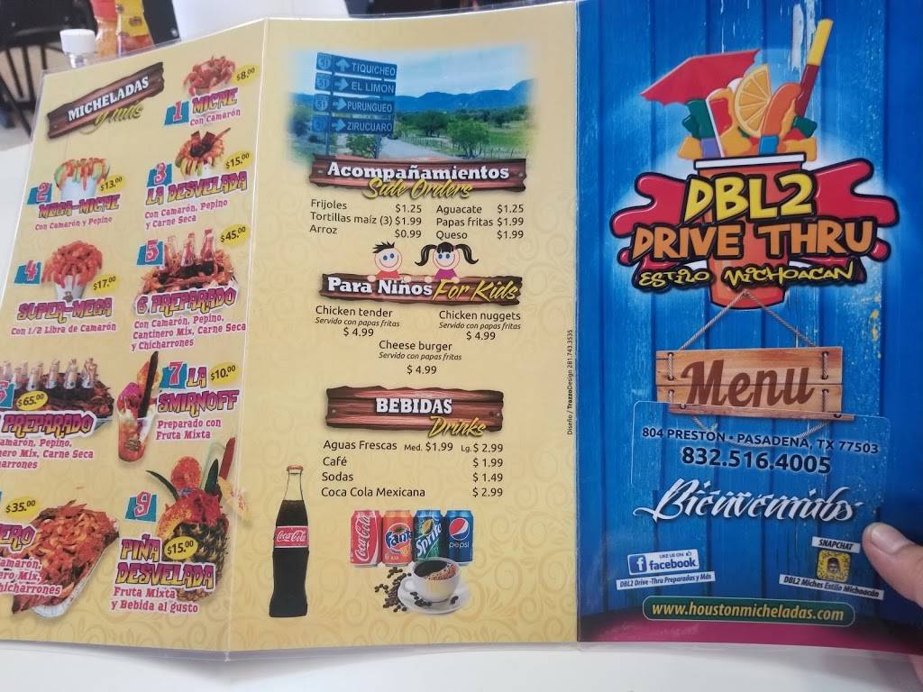 DBL2 Drive thru | restaurant | 804 Preston Rd, Pasadena, TX 77503, USA | 8325164005 OR +1 832-516-4005