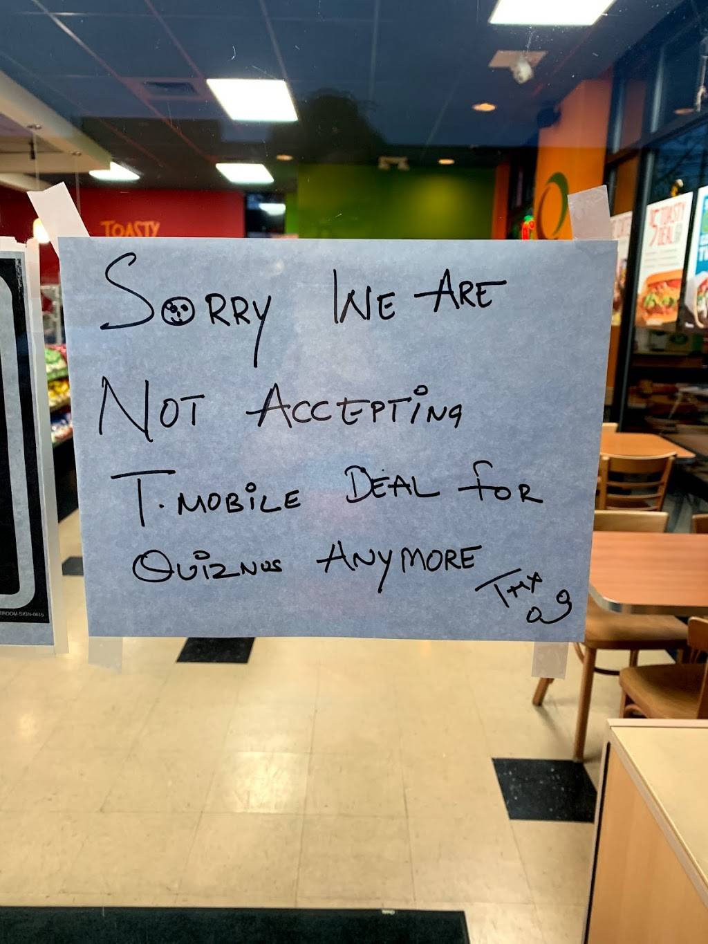 Quiznos | restaurant | 1330 164th St SW #502, Lynnwood, WA 98087, USA | 4257457718 OR +1 425-745-7718