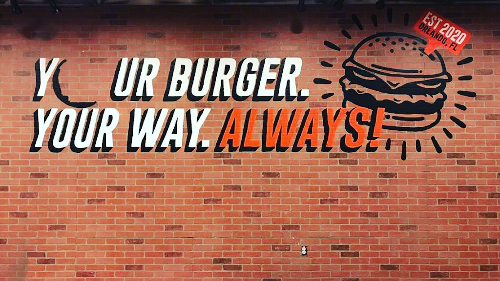 Build My Burgers | restaurant | 3402 Technological Ave Suite 136, Orlando, FL 32817, USA | 4079855495 OR +1 407-985-5495