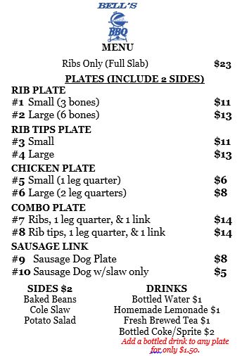 Bells BBQ | restaurant | 624 E Peace St, Canton, MS 39046, USA | 6014079073 OR +1 601-407-9073