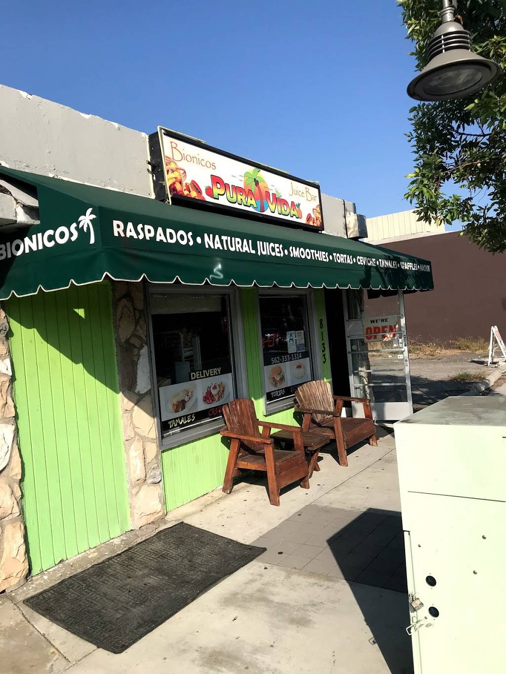 Pura Vida Cafe and Juice Bar | restaurant | 8133 Firestone Blvd, Downey, CA 90241, USA | 5623331314 OR +1 562-333-1314