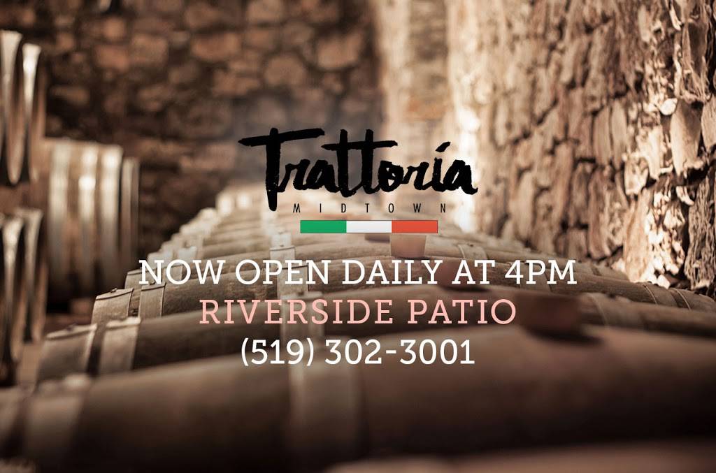 Trattoria at Midtown | restaurant | 59 Grand River St N, Paris, ON N3L 2M3, Canada | 5193023001 OR +1 519-302-3001