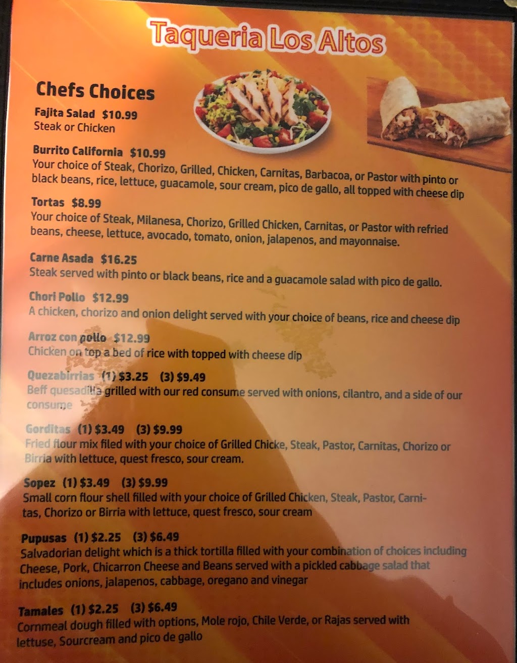 Taqueria Los Altos | restaurant | 539 S Washington Hwy, Ashland, VA 23005, USA | 8042993483 OR +1 804-299-3483