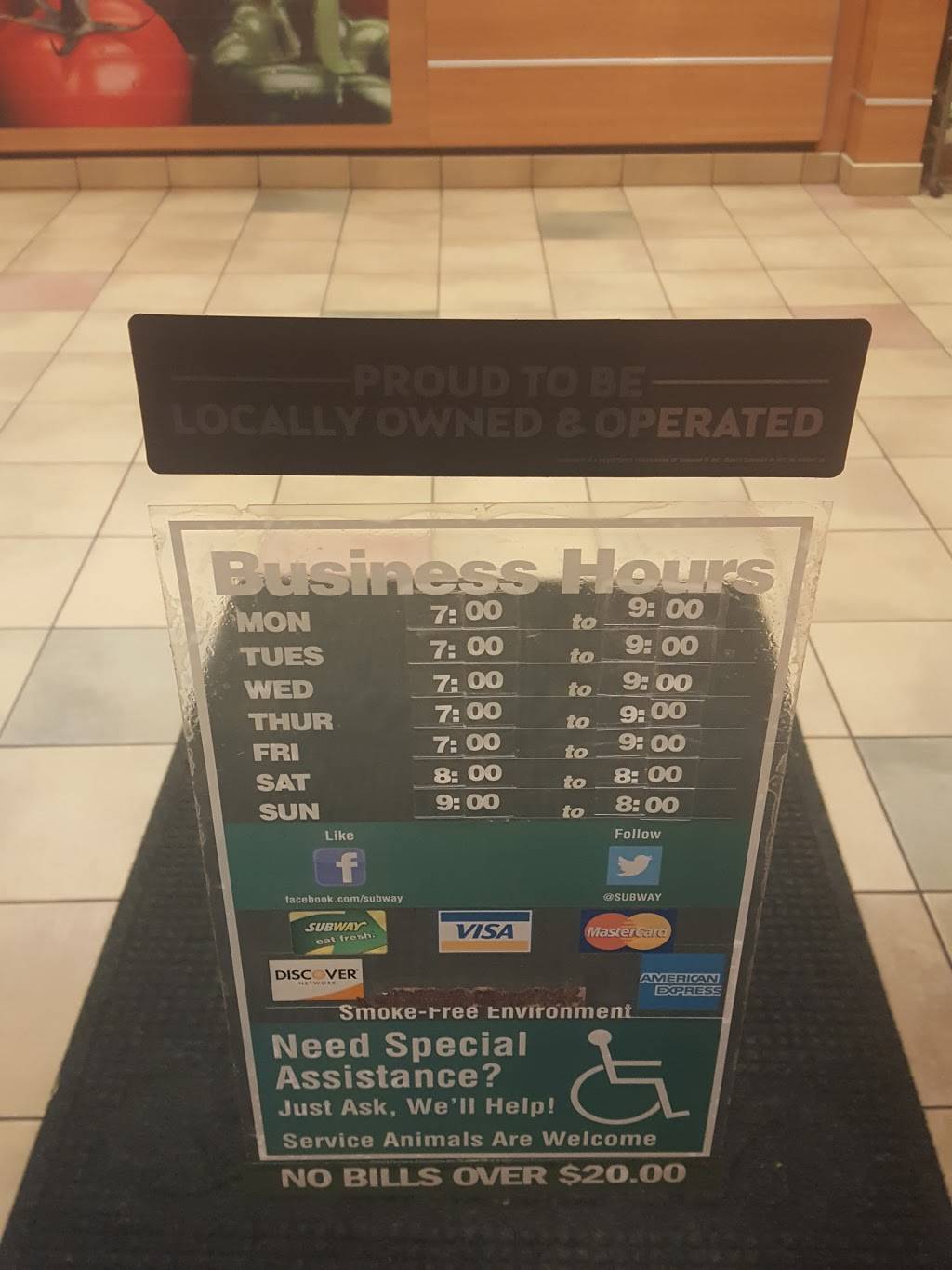 Subway | meal takeaway | 8903 Maurice Ave, Maurice, LA 70555, USA | 3378934324 OR +1 337-893-4324