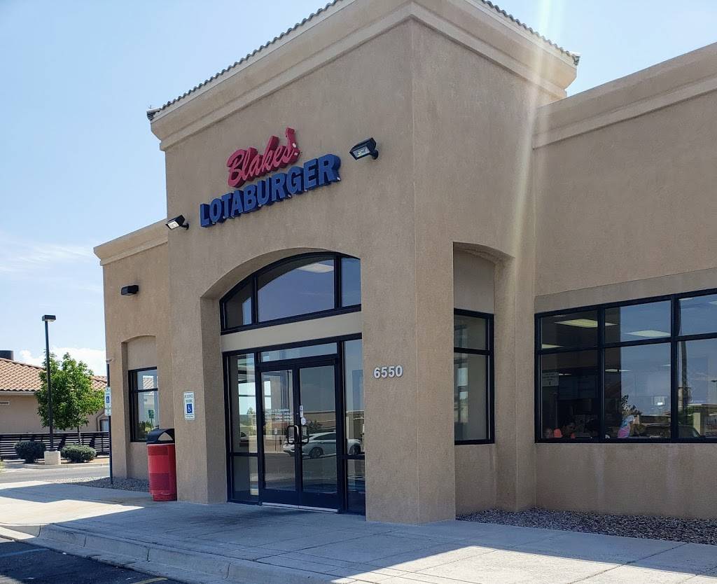 Blakes Lotaburger | restaurant | 6550 Paradise Blvd NW, Albuquerque, NM 87114, USA | 5052171684 OR +1 505-217-1684