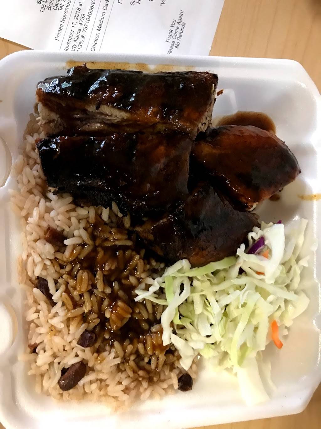 Spicy Island Jerk | restaurant | 135 Main St N, Brampton, ON L6X 1M9, Canada | 9054555010 OR +1 905-455-5010