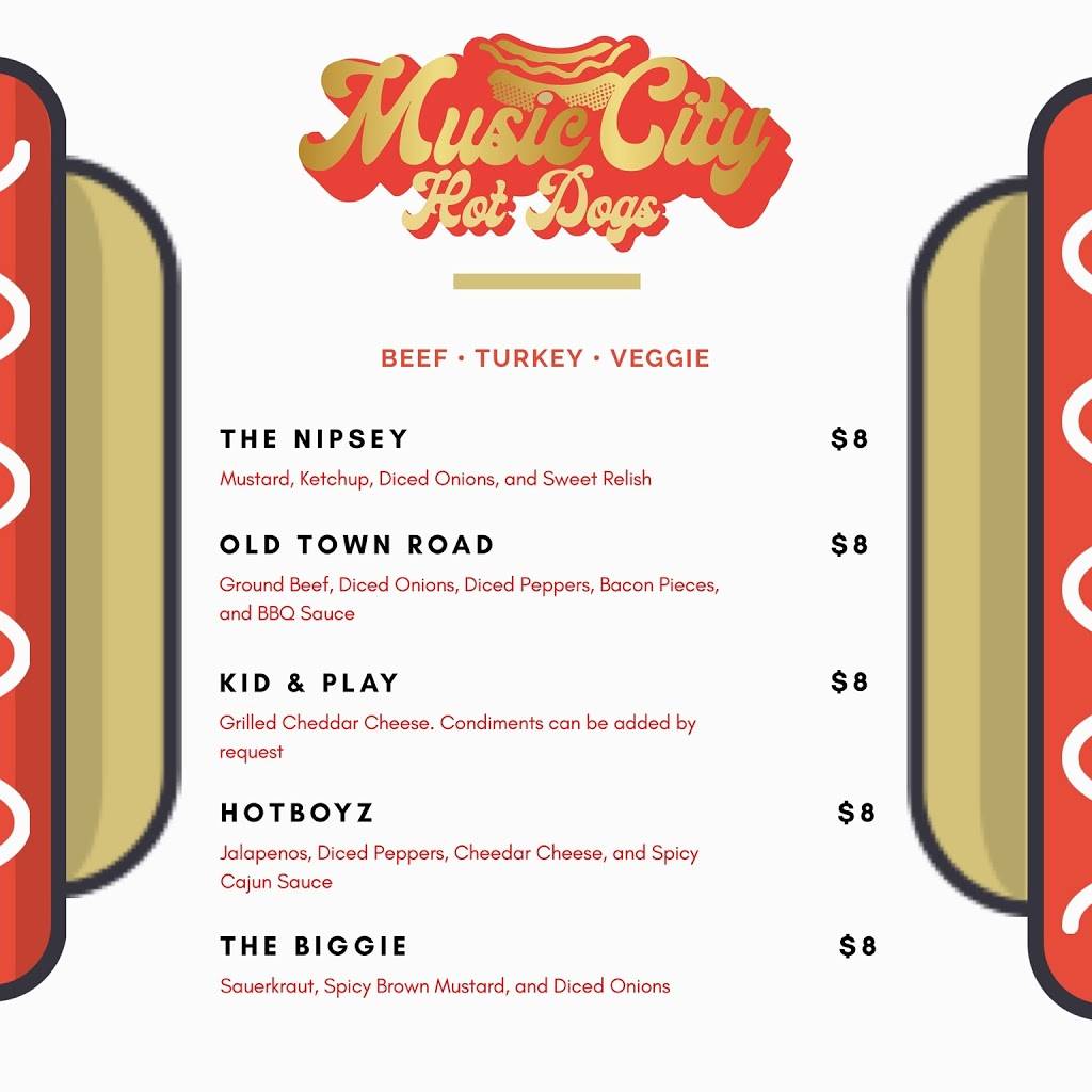 Music City Hot Dogs | restaurant | 1002 Buchanan St, Nashville, TN 37208, USA | 6156630769 OR +1 615-663-0769