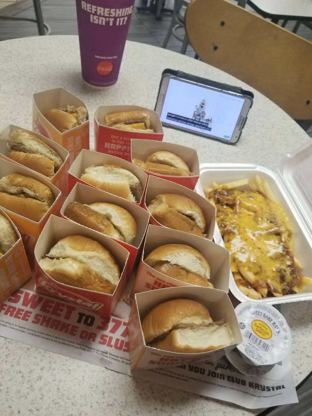 Krystal | restaurant | 2914 S Washington Ave, Titusville, FL 32780, USA | 3212674994 OR +1 321-267-4994