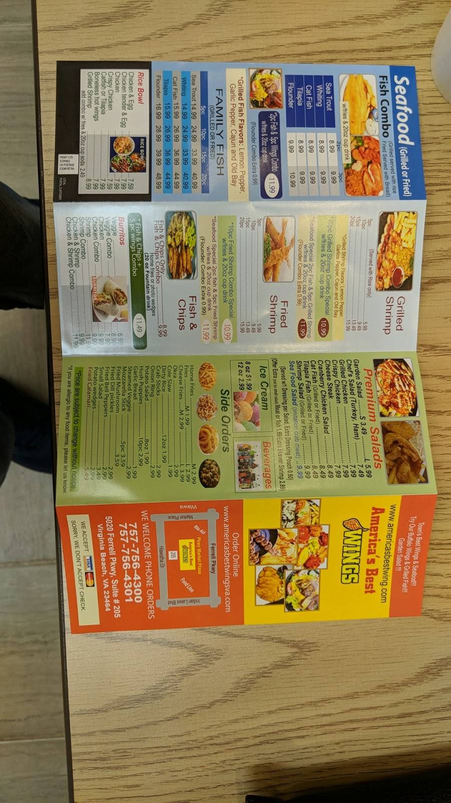 Americas Best Wings | restaurant | 5020 Ferrell Pkwy #205, Virginia Beach, VA 23464, USA | 7577564301 OR +1 757-756-4301