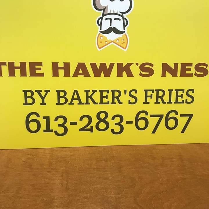 Baker’s Fries (The Hawks Nest) | restaurant | 275 Brockville St, Smiths Falls, ON K7A 4Z6, Canada | 6132836767 OR +1 613-283-6767