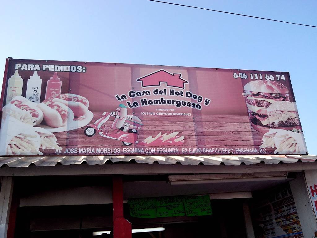 La Casa del Hot Dog y La Hamburguesa | restaurant | José María Morelos y Pavón 172, Chapultepec, 22785 Ensenada, B.C., Mexico | 016461316674 OR +52 646 131 6674