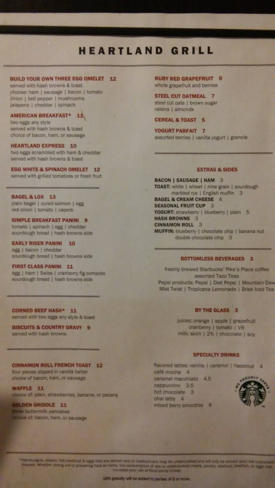 Heartland Grill | restaurant | 706 John Nolen Dr, Madison, WI 53713, USA | 6082589505 OR +1 608-258-9505