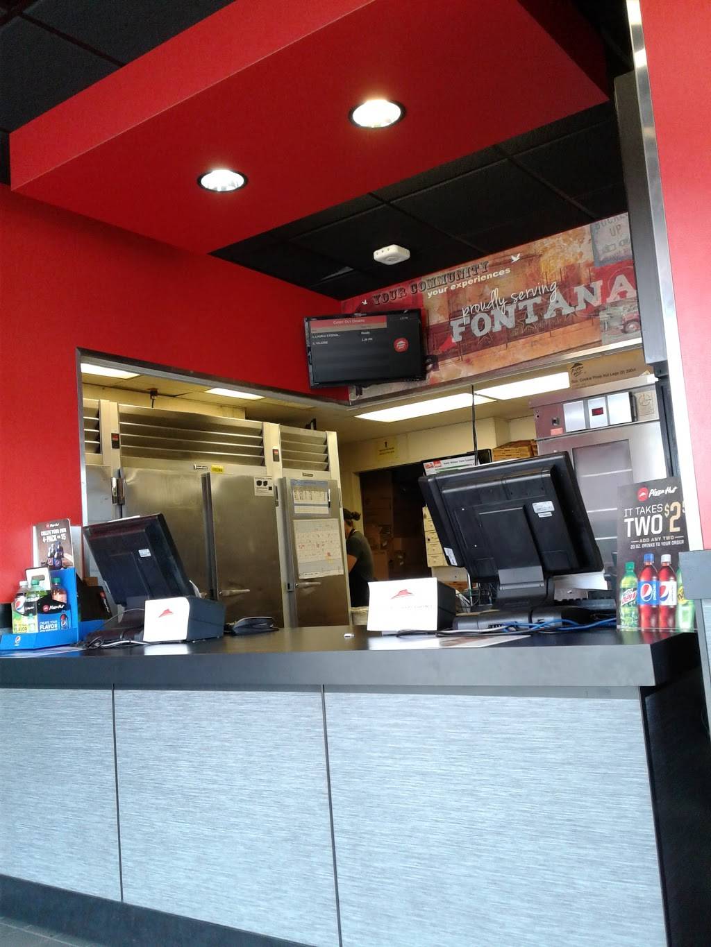 Pizza Hut | restaurant | 9299 Sierra Ave, Fontana, CA 92335, USA | 9098235333 OR +1 909-823-5333