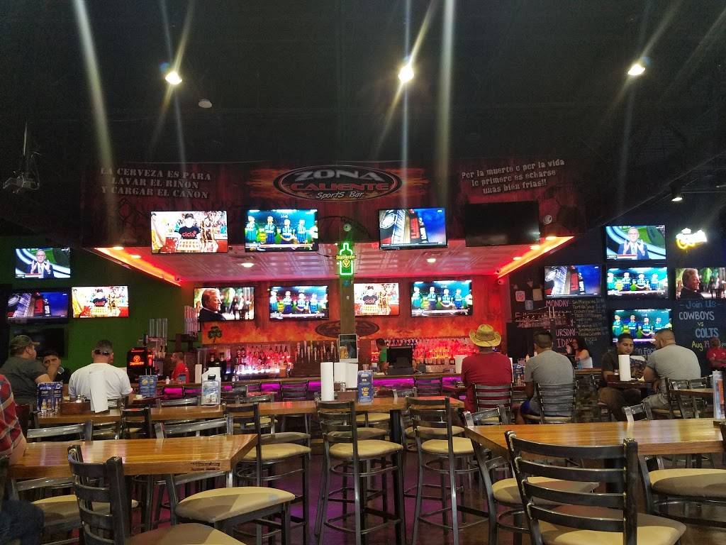 Zona Caliente Sports Bar And Grill | restaurant | 6507 S Cooper St #167, Arlington, TX 76001, USA | 8173755044 OR +1 817-375-5044