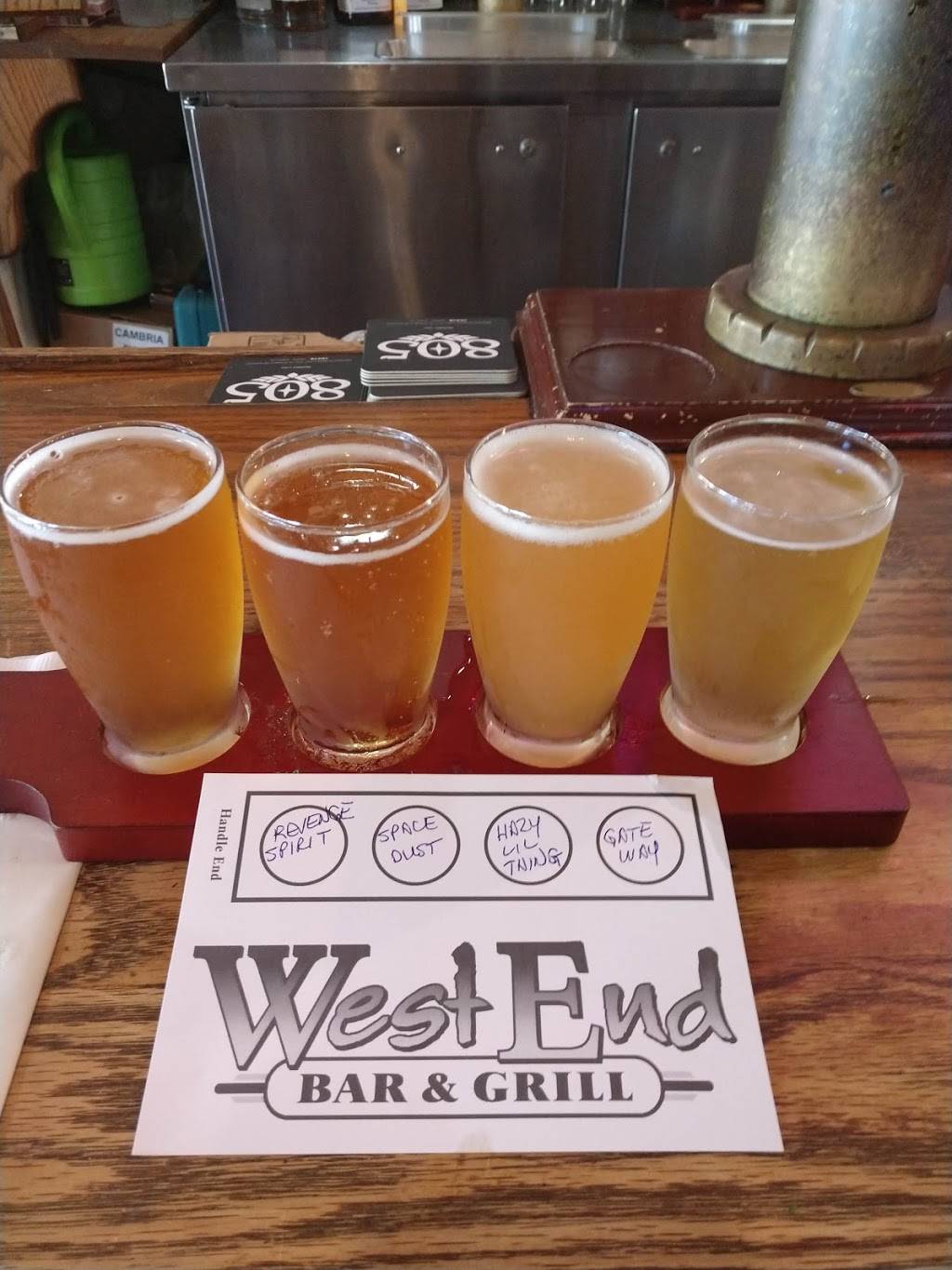 West End Bar & Grill | restaurant | 774 Main St, Cambria, CA 93428, USA | 8059275521 OR +1 805-927-5521