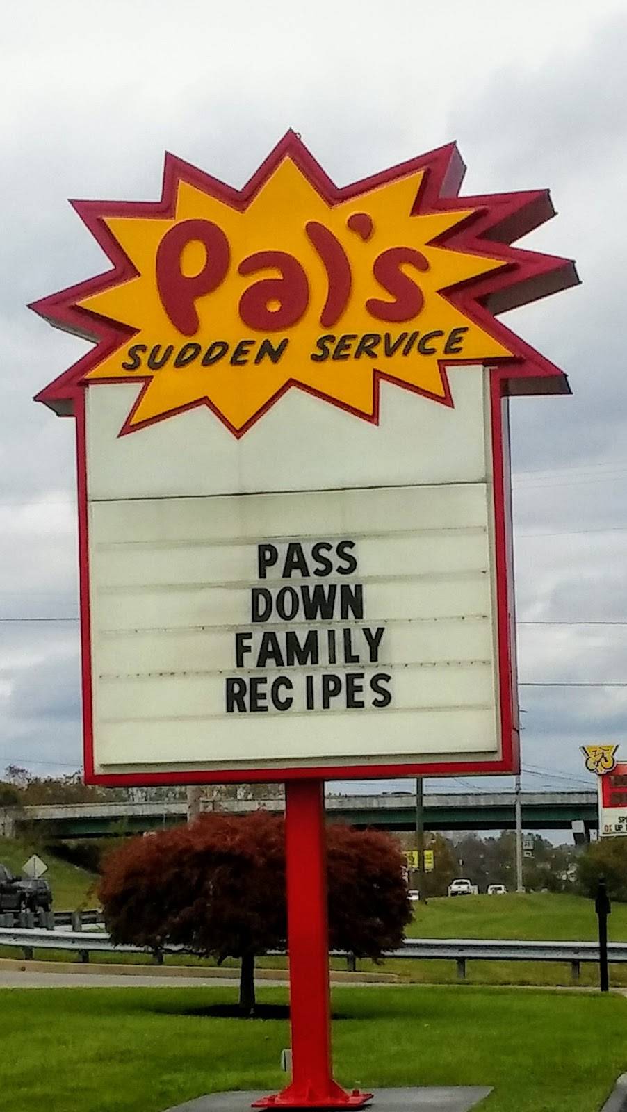 Pals Sudden Service | restaurant | 3206 Bristol Hwy, Johnson City, TN 37601, USA | 4238549536 OR +1 423-854-9536