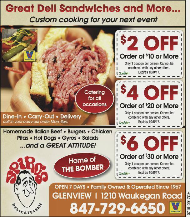 Spiros Deli | meal takeaway | 1210 Waukegan Rd, Glenview, IL 60025, USA | 8477296650 OR +1 847-729-6650