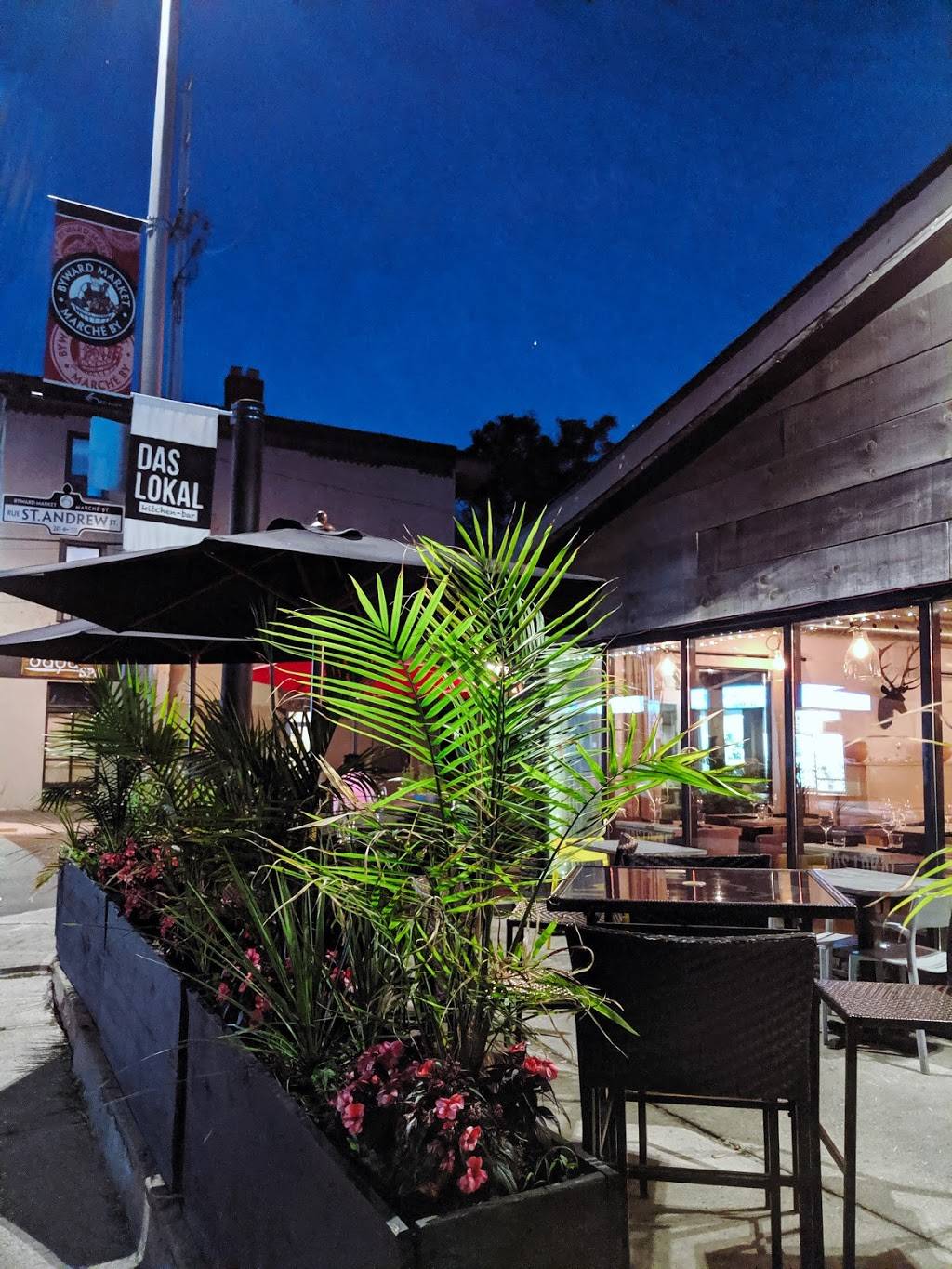 Das Lokal | restaurant | 190 Dalhousie St, Ottawa, ON K1N 7C7, Canada | 6136951688 OR +1 613-695-1688