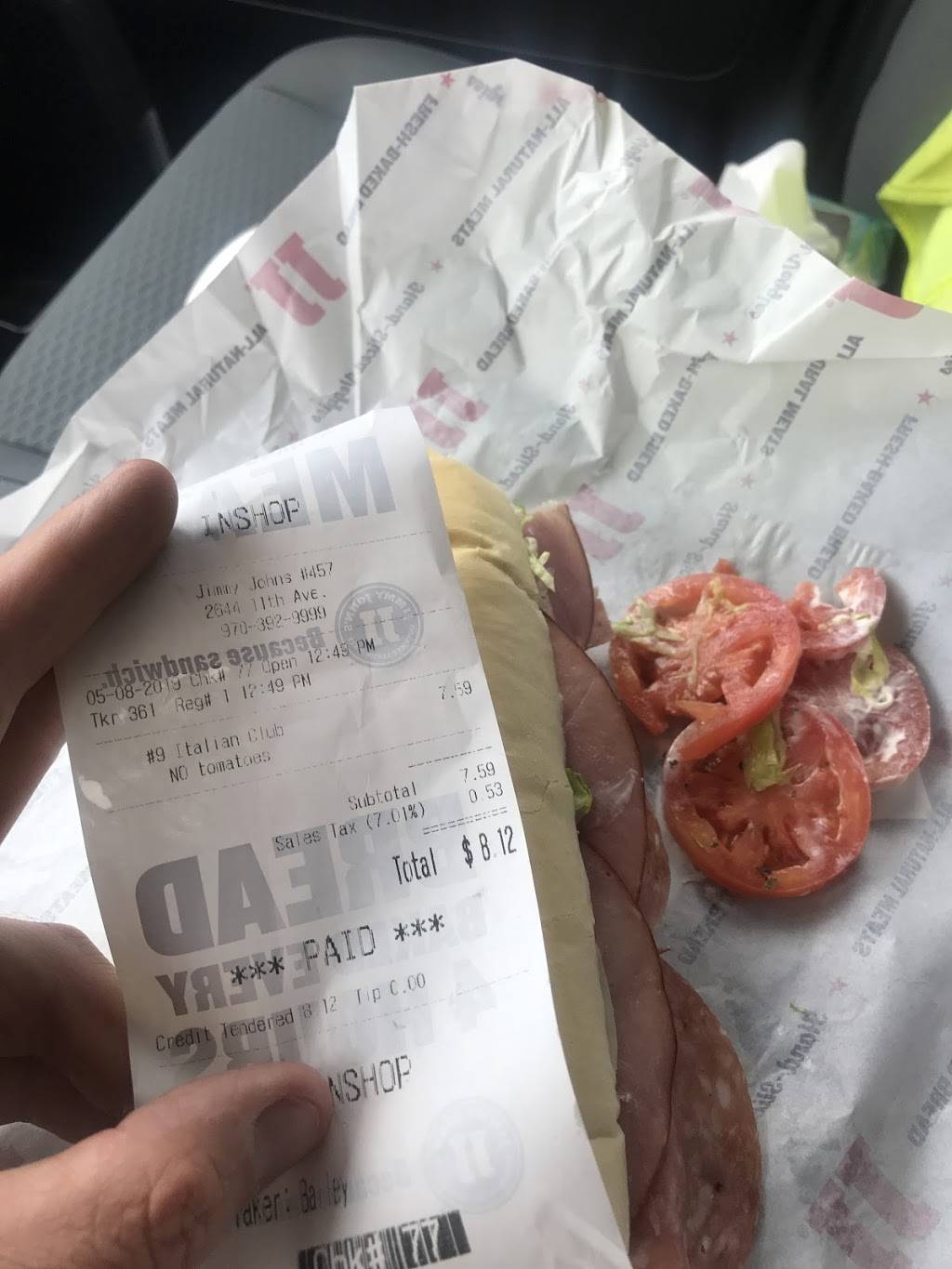 Jimmy Johns | meal delivery | 2644 11th Ave suite b, Greeley, CO 80631, USA | 9703929999 OR +1 970-392-9999