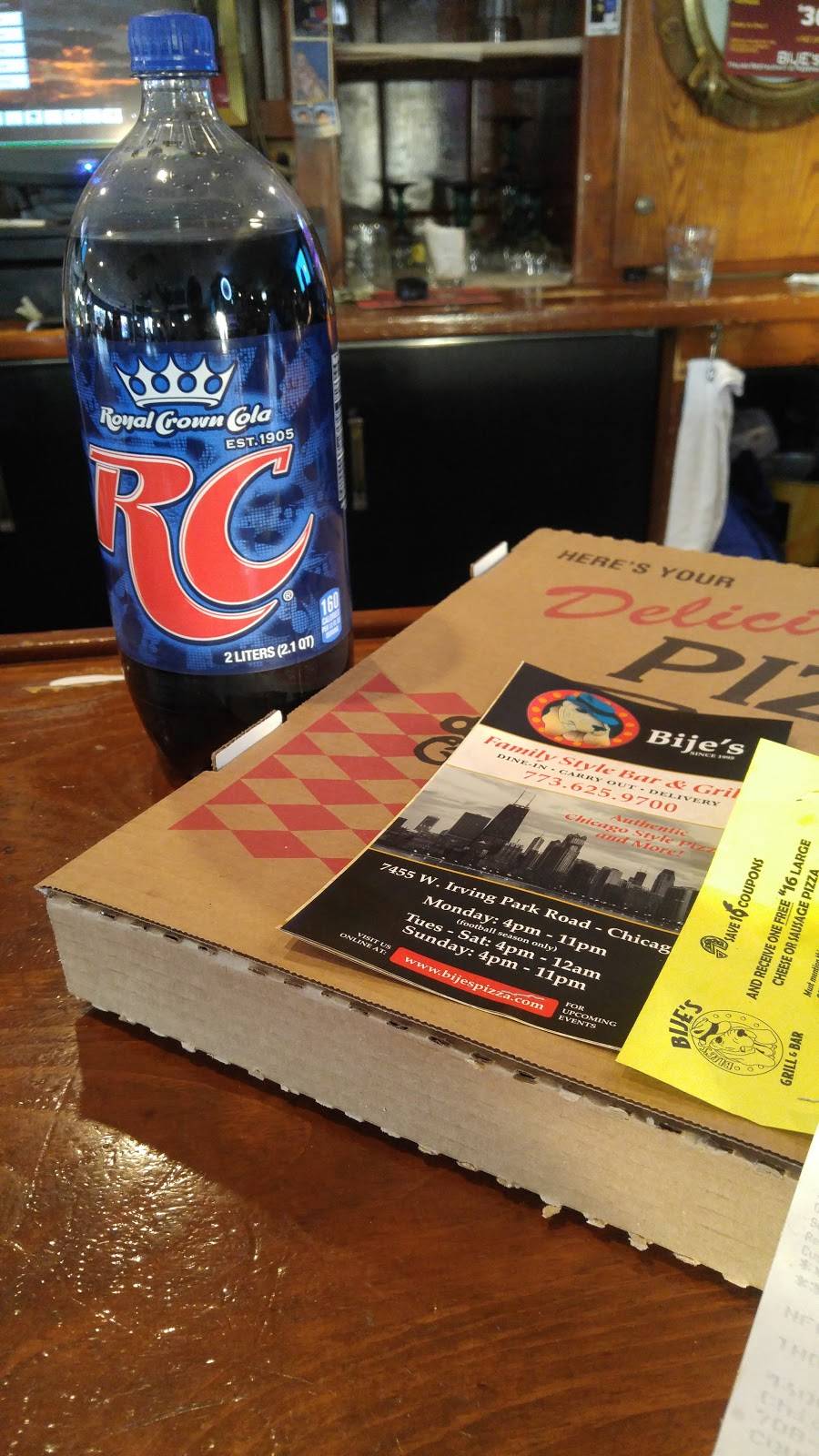 Bijes Pizza | restaurant | 7455 W, IL-19, Chicago, IL 60634, USA | 7736259700 OR +1 773-625-9700