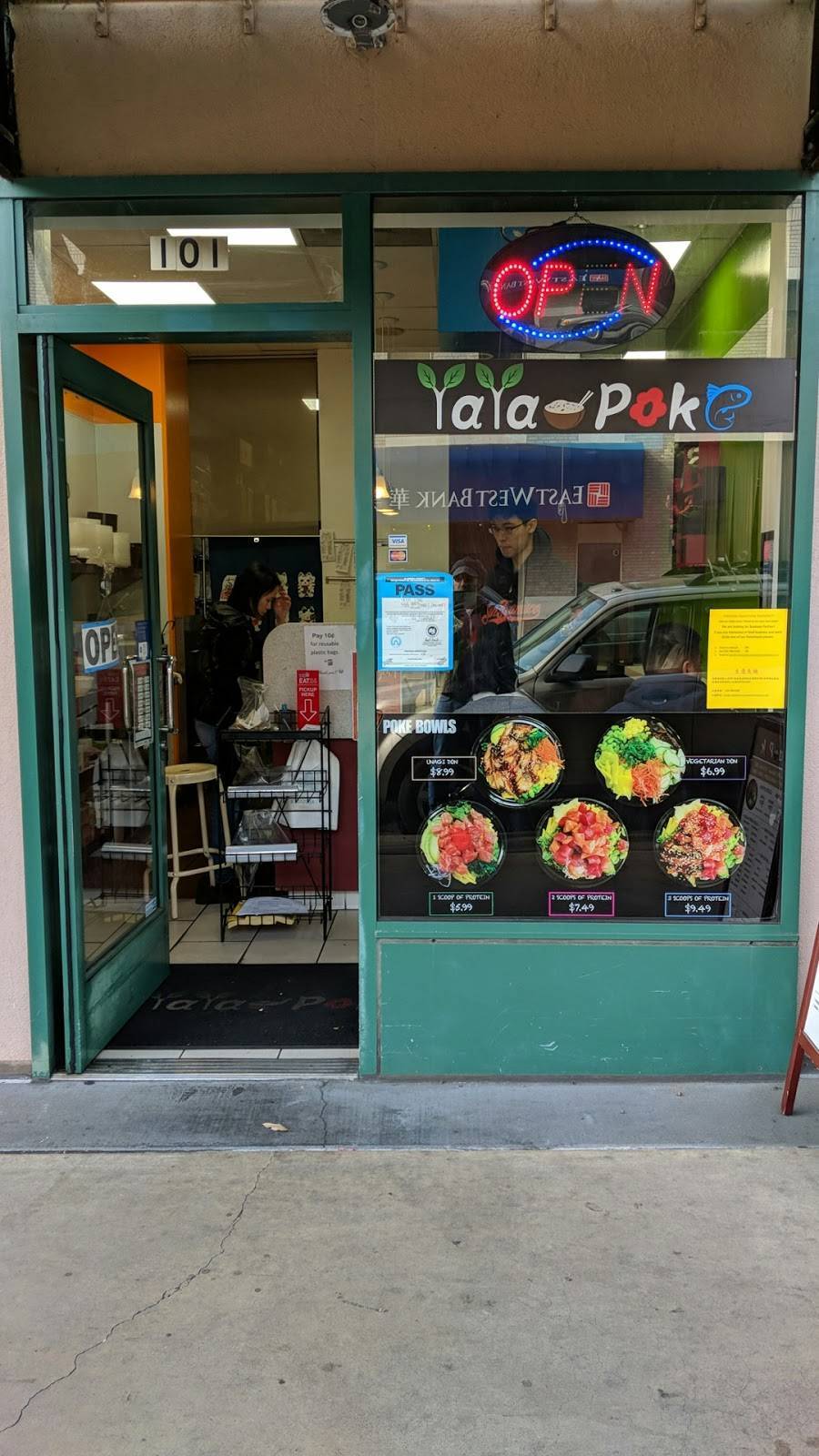 Yaya Poke | restaurant | 101 Webster St, Oakland, CA 94607, USA | 4155989012 OR +1 415-598-9012
