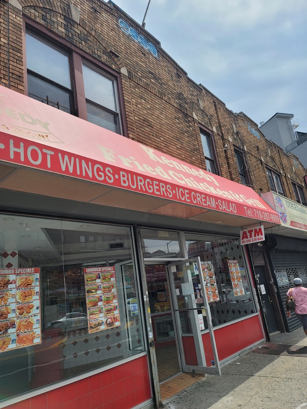 Kennedy fried chicken | restaurant | 1341 Flatbush Ave, Brooklyn, NY 11210, USA | 7182879999 OR +1 718-287-9999